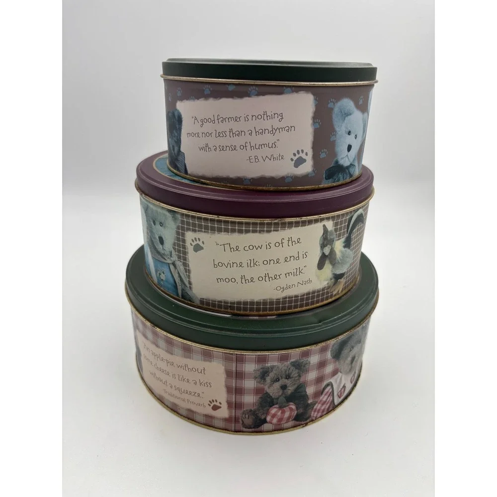 The Boyds Collection Country Folks Canister Set of‎ Three